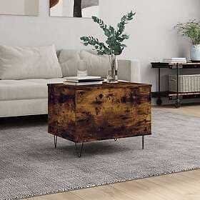 vidaXL Coffee Table Smoked Oak 60x44.5x45cm Constructed Wood 830953