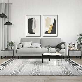 vidaXL Soffbord 2 st betonggrå 50x46x35 cm konstruerat trä 830885