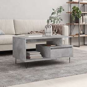vidaXL Soffbord betonggrå 90x49x45 cm konstruerat trä 831024