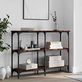 vidaXL Accent Table Smoked Oak 100x29x75 cm Engineered Wood 834102