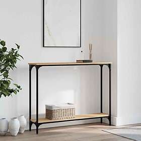 vidaXL Avlastningsbord sonoma-ek 100x22.5x75 cm konstruerat trä 834016