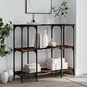 vidaXL Avlastningsbord rökfärgad ek 102x35x90 cm konstruerat trä 834147