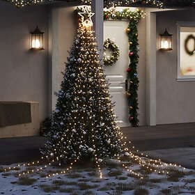 vidaXL 356923 Christmas Tree Lights 320 LED Warm White 375 cm
