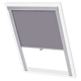 vidaXL Darkening Roller Blind Grey FK06 133494