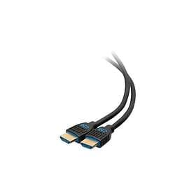 C2G 3ft 4K HDMI Cable Performance Series Cable Ultra Flexible M/M HDMI-kabel 90 