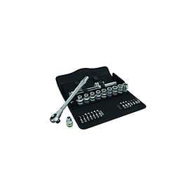 Wera Hylsnyckelsats 1/2" Zyklop Metal push, 28 delar