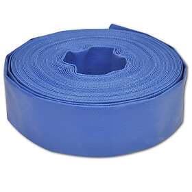 vidaXL Platt slang 25 m 1.5" PVC