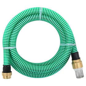 vidaXL Garden Hose Brass Fittings Green 1.1" 25m PVC