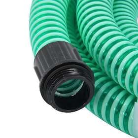 vidaXL Suction Hose with Fittings Brass Green 1.1" 7m PVC
