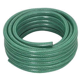 vidaXL Trädgårdsslang grön 0.6"" 20 m PVC 154371