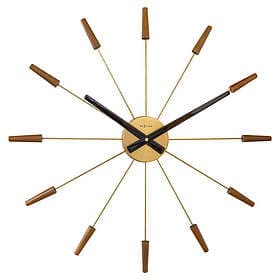 NeXtime Plug Inn Wall Clock Ø58 cm Brons