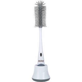 Nuby Flaskborste med Stativ, White/Grå