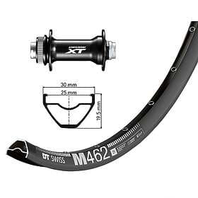 Winora Dt Swiss M462 Shimano Deore Xt 8010 29´´ Cl Disc Front Wheel Silver 15 x 