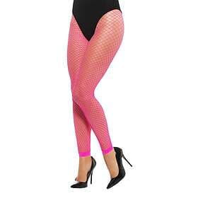 Smiffys Neon Pink Fishnet Tights Costume