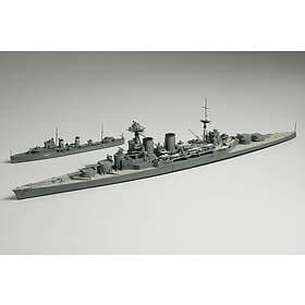 Tamiya 1/700 British Battle Cruiser Hood & E Class Destro