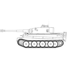 Airfix Tiger 1 Early Production Version