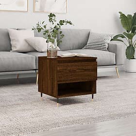 vidaXL Soffbord brun ek 50x46x50 cm konstruerat trä 830906