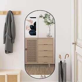 vidaXL Oval Mirror 40x90cm glass