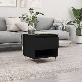 vidaXL Soffbord svart 50x46x50 cm konstruerat trä 830894