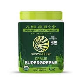 Sunwarrior Ormus Super Greens Organic Mint 225g