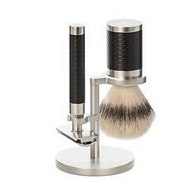 Mühle ROCCA Rakset (Rakborste: Silvertip Badger, Färg: Stainless Steel/Black)