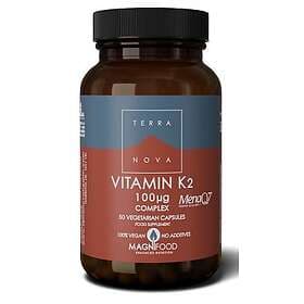 Terranova Vitamin K2 (MenaQ7 ) 100µg Complex 50 Capsules
