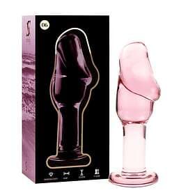 CLEAR NEBULA SERIES BY IBIZA MODEL 6 ANAL PLUG BOROSILICATE GLASS 12.5 X 4 CM S
