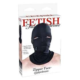Fetish Fantasy FF Black Zipper Face Hood