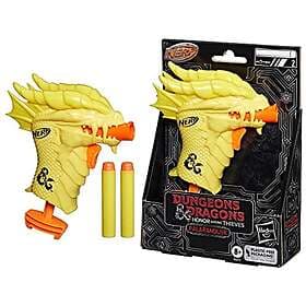 NERF Nerf MicroShots Dungeons & Dragons Palarandusk Blaster and 2 Nerf Elite 2.0