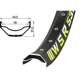 Remerx Wsr 538 Mtb Rim Guld 26´´-650C 32H