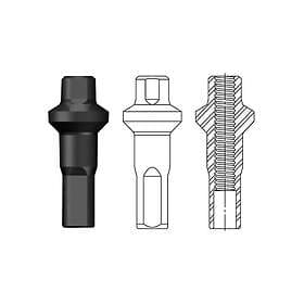 Sapim Nipple Heads Svart 18 mm