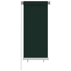 vidaXL Rullgardin utomhus 60x140 cm mörkgrön HDPE 312809