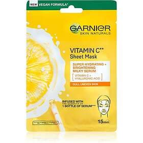 Garnier Skin Naturals Vitamin C Uppljusande och fuktgivande arkmask med vitamin 