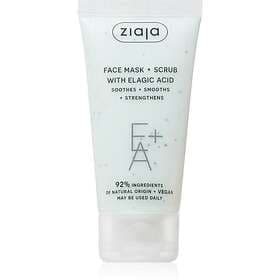 Ziaja Face Mask Scrub with Elagic Acid Peeling-mask 55ml
