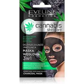 Eveline Cosmetics Cannabis Rengörande lermask för ansiktet 7ml