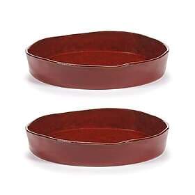 Serax La Mère deep Plate S Ø20 cm 2-pack Venetian red