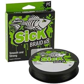 Berkley Sick Braid 300m Black 0.14mm Høyytelses supermykt multifilament snøre