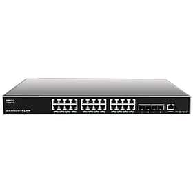 Grandstream Gwn7813p 24xgigabit 4xsfp Layer-3 Managed Poe Switch