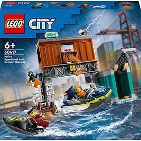LEGO City 60417 Police Speedboat and Crook Hideout