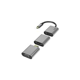 Hama video-/ljudadaptersats Mini DisplayPort HDMI USB VGA