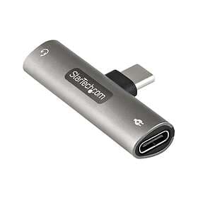 Power StarTech.com USB-C-ljud- och laddningsadapter USB-C ljudadapter med TRRS-h
