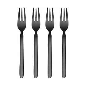 Blomus STELLA dessertgaffel svart 4-pack 15.5 cm