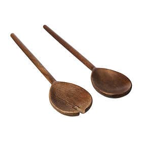 Ernst salladsbestick mangoträ 2 pcs Mörkbrun