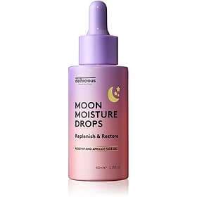 Delhicious MOON MOISTURE DROPS Närande oljeserum För regenerering och hudförnyel