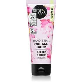 Organic Shop Organic Cherry & Lotus Strengthening Hand & Nail Cream 75ml