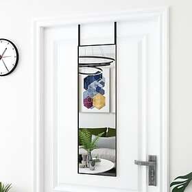 vidaXL Mirror 30x100cm glass and aluminum black 327405