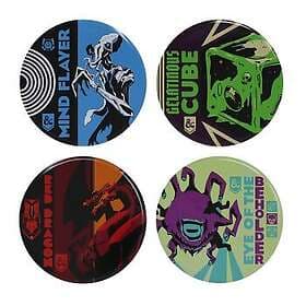 Set Dungeons & Dragons Monsters of 4 Metal Coasters