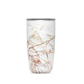 Swell Calacatta Gold 0.53L Thermos Tumbler With Lid Beige