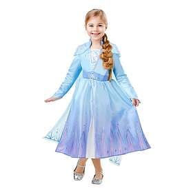 Deluxe Frozen 2 Elsa Barn Maskeraddräkt X-Large