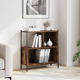 vidaXL Bokhylla rökfärgad ek 72x28x77.5 cm konstruerat trä 838880